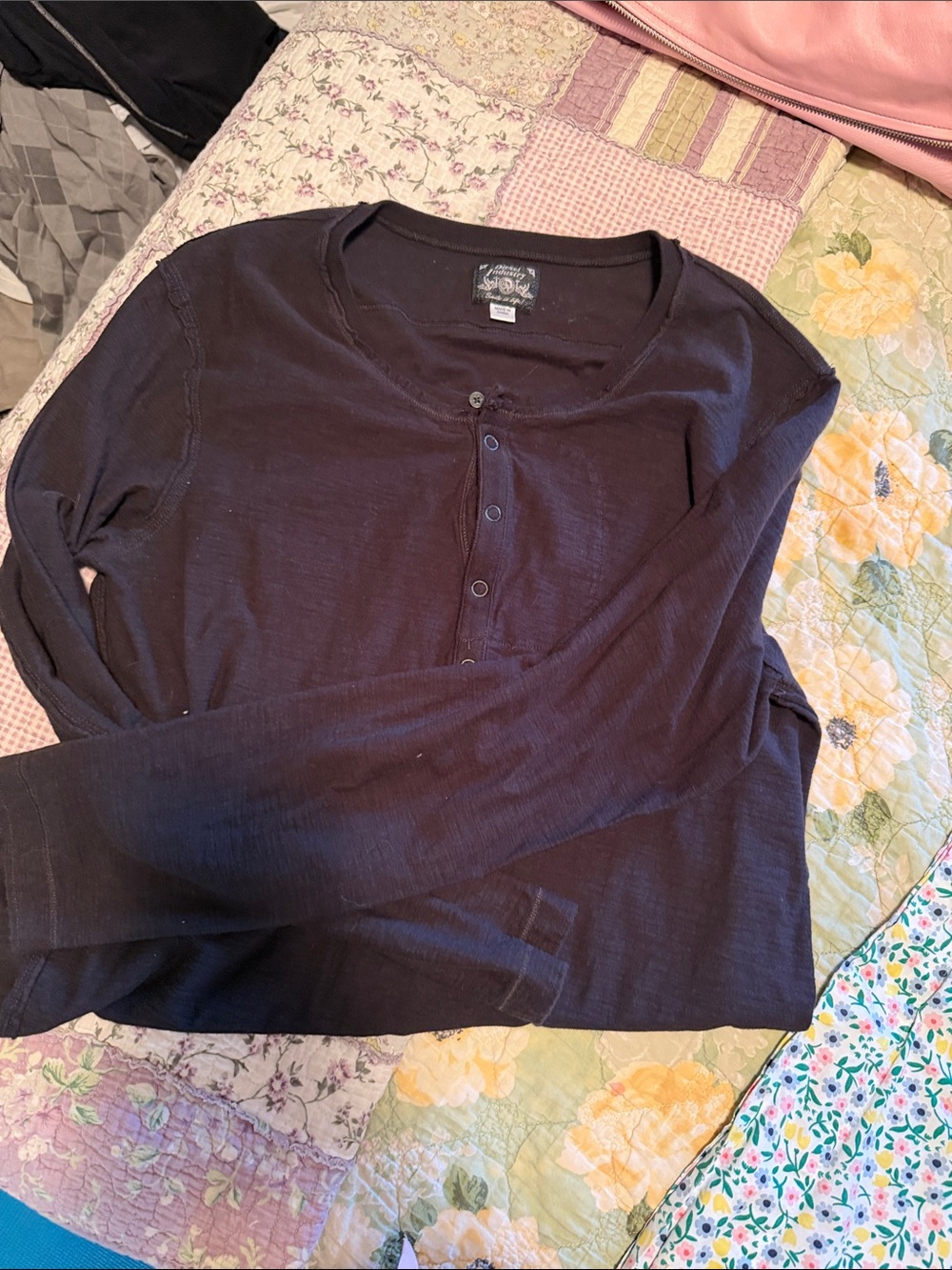 Diesel Men's Dark Navy Long-Sleeve Henley